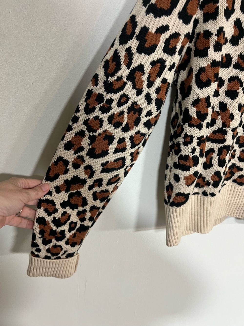 CAbi Style 4289 Nine Lives Leopard Cardigan Sweater - Picture 10 of 13